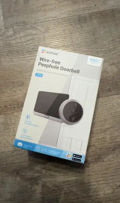 Chytré digitální kukátko EZVIZ CP4 (1080p, Wi-Fi, 4,3" disp