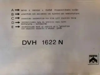 DESTA DVH 1622 N návod k obluze a údržbě