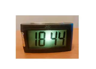 Digitální budík JVD, podsvícení, Snooze, 12/24 h