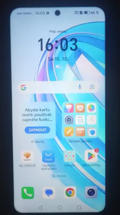 Mobilní telefon Honor x8a, 6/128GB PĚKNÝ, ZÁRUKA DO 07/2027