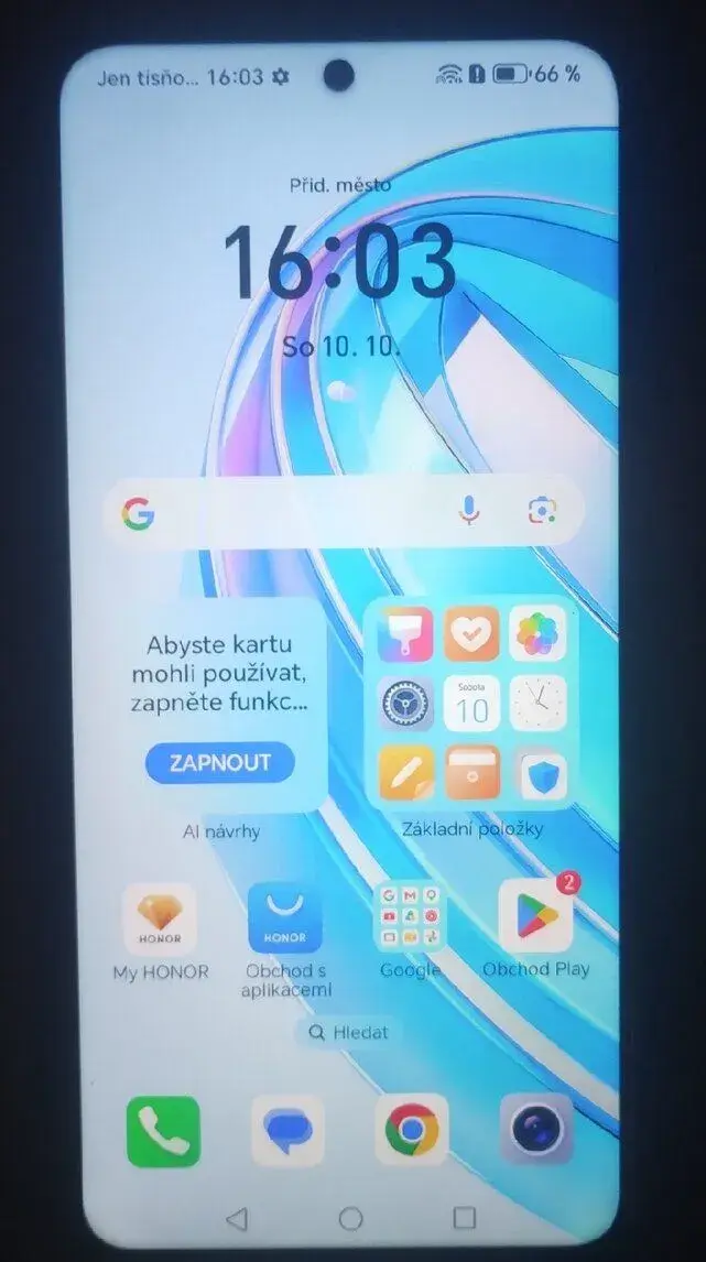 Mobilní telefon Honor x8a, 6/128GB PĚKNÝ, ZÁRUKA DO 07/2027