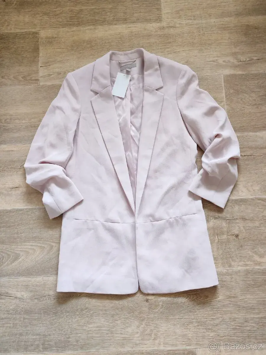 Růžové sako H&M, vel. XS