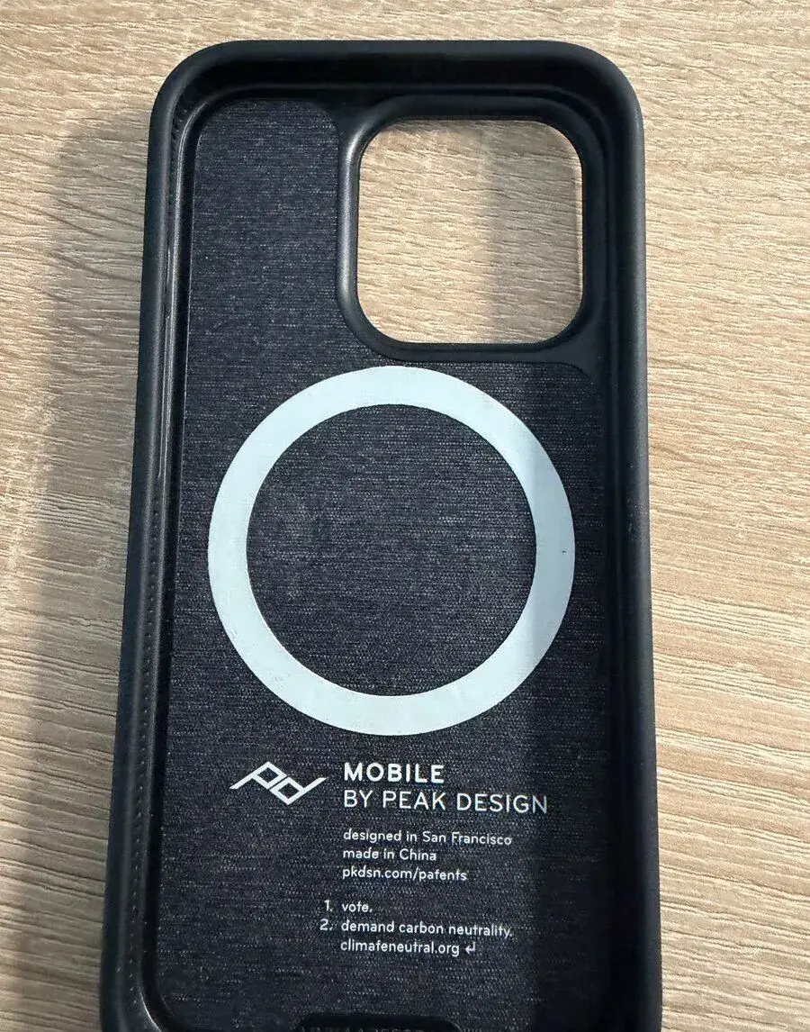 Nové magnetické pouzdro Peak design IPhone 15 PRO