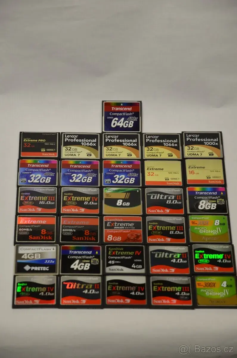CompactFlash, Compact Flash 4-64 GB