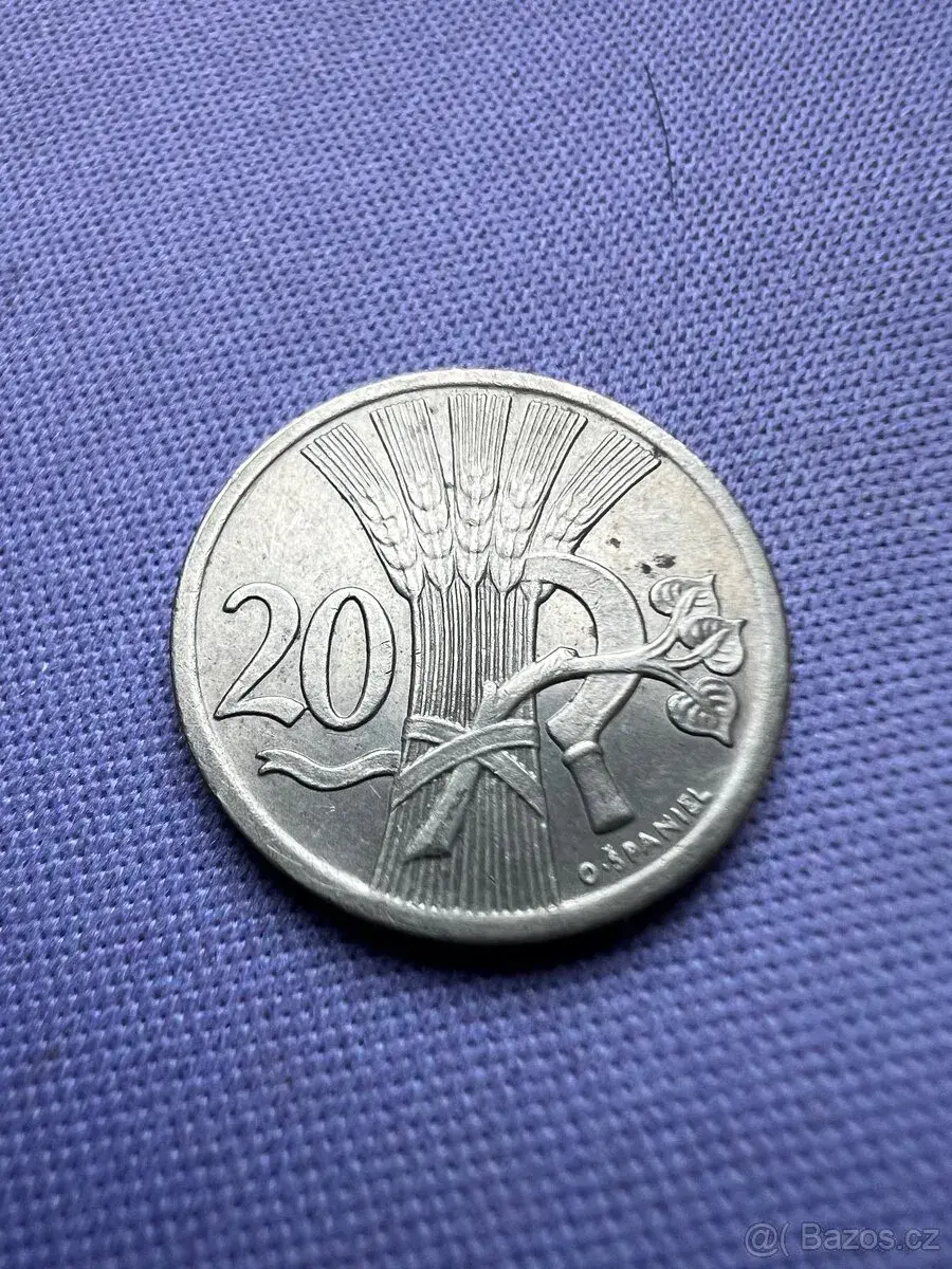 20 haler 1938 krasavec