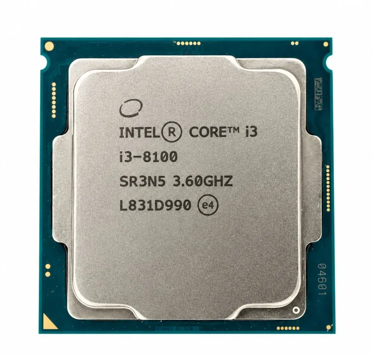 Intel Core i3-8100 | 3.60 GHz | UHD Graphics 630 | LGA 1151