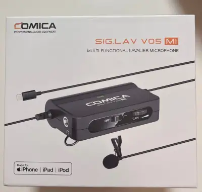Comica CVM-SIG.LAV V05 klopový mikrofon se zesilovačem