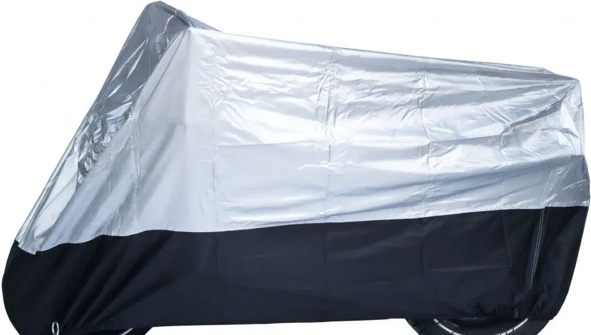 BONMOTO plachta MOTO COVER black/silver vel.L