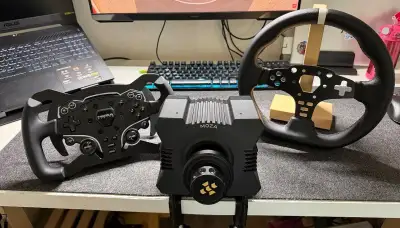 MOZA R5 BUNDLE + ES formula wheel mod, srp brake kit