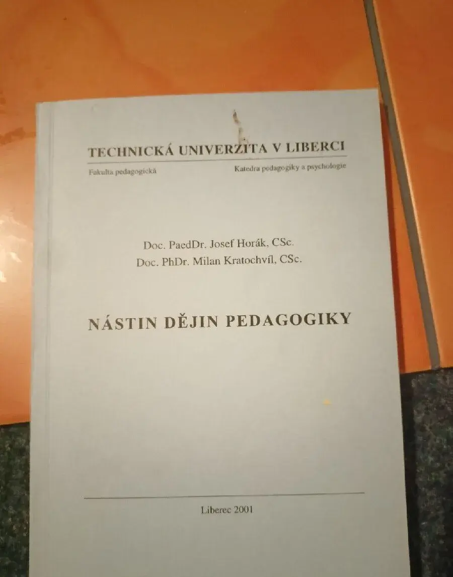 Nástin dějin pedagogiky