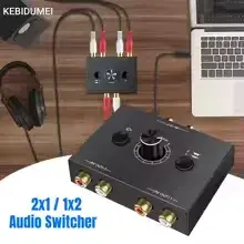 Audio přepínač obousměrný 2x1