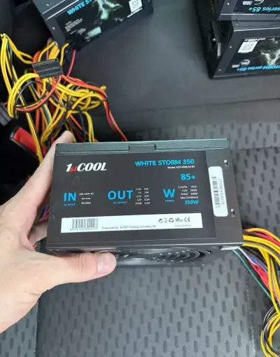 Zdroj 1stCOOL White Storm 350W 85+ (GPU 6-pin, CPU 4+4-pin)