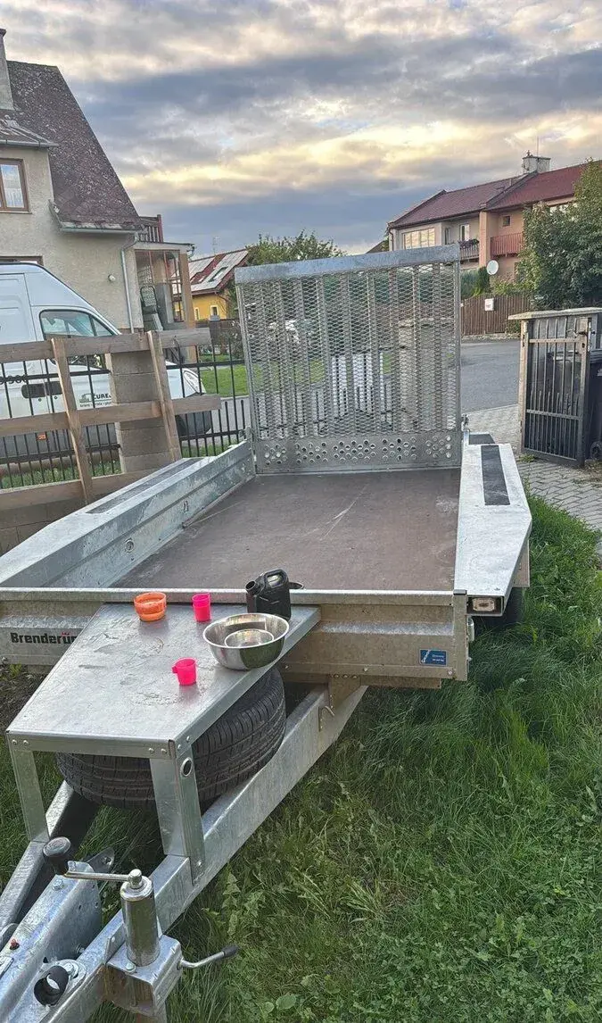 Vozík pod bagr Brenderup