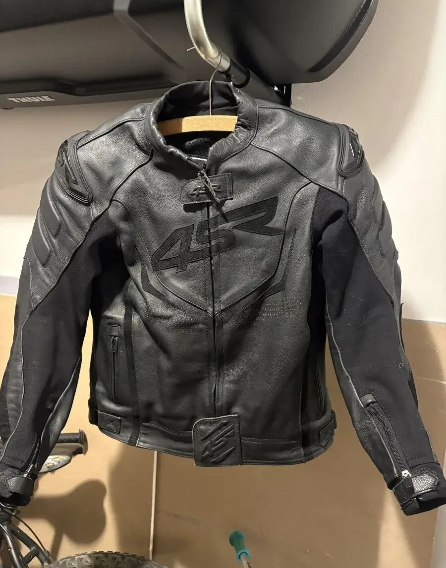 Kožená bunda na motorku 4sr