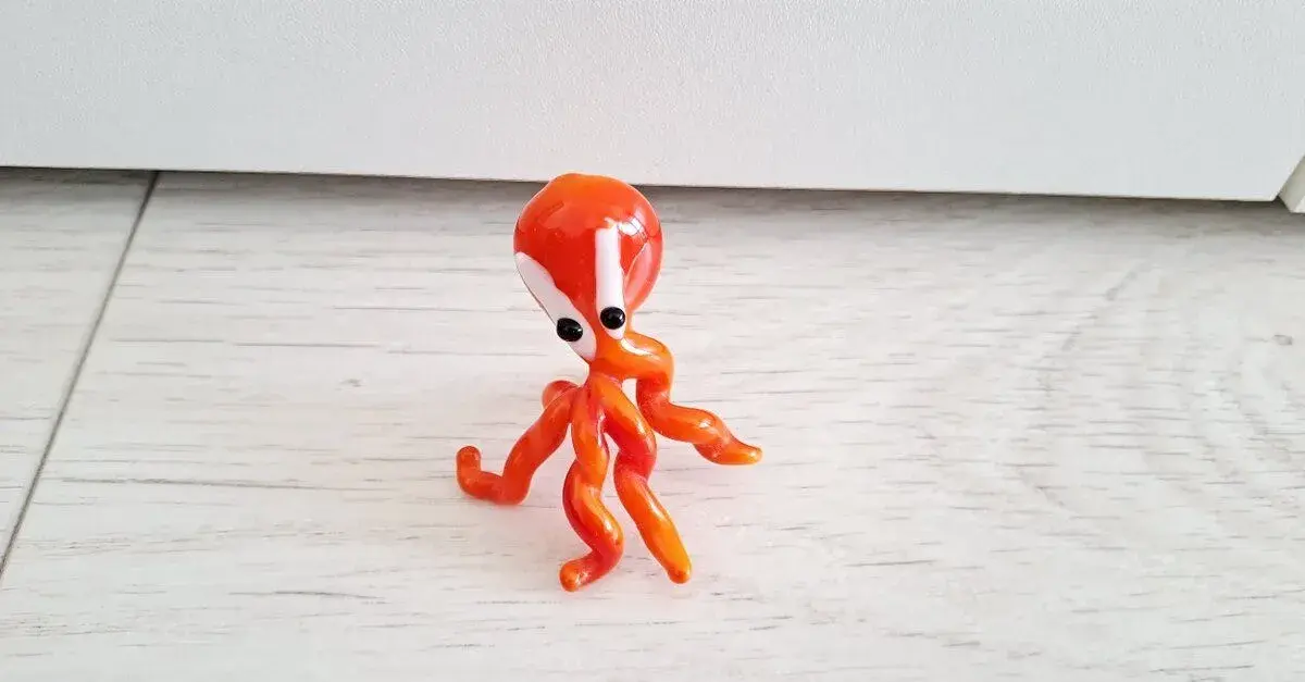 Skleněná chobotnice - miniatura