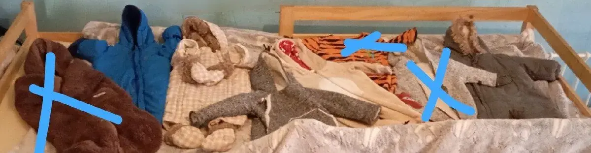 Zimní kombinézy, overal a kabátek