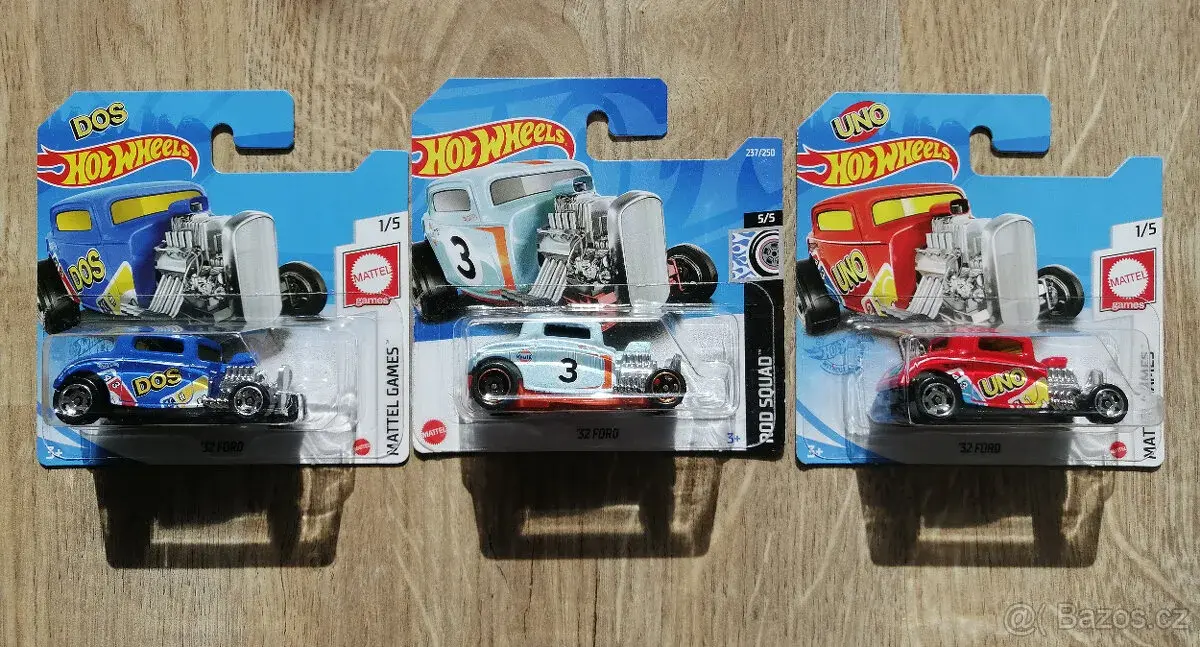 autíčka hot wheels