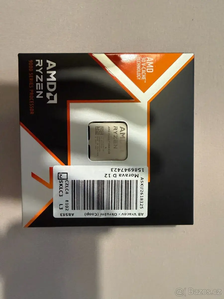 Nový nerozbalený AMD Ryzen 9800X3D