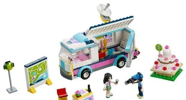 Lego Friends 41056 Televizní vůz a 41361 Mia a stáj pro hříb