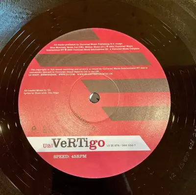 U2 - 12” Maxi Single - VERTIGO - Mint - Rare