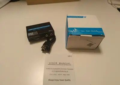 HDMI 2.0 audio extractor s ARC, 4K 60 Hz, HDR