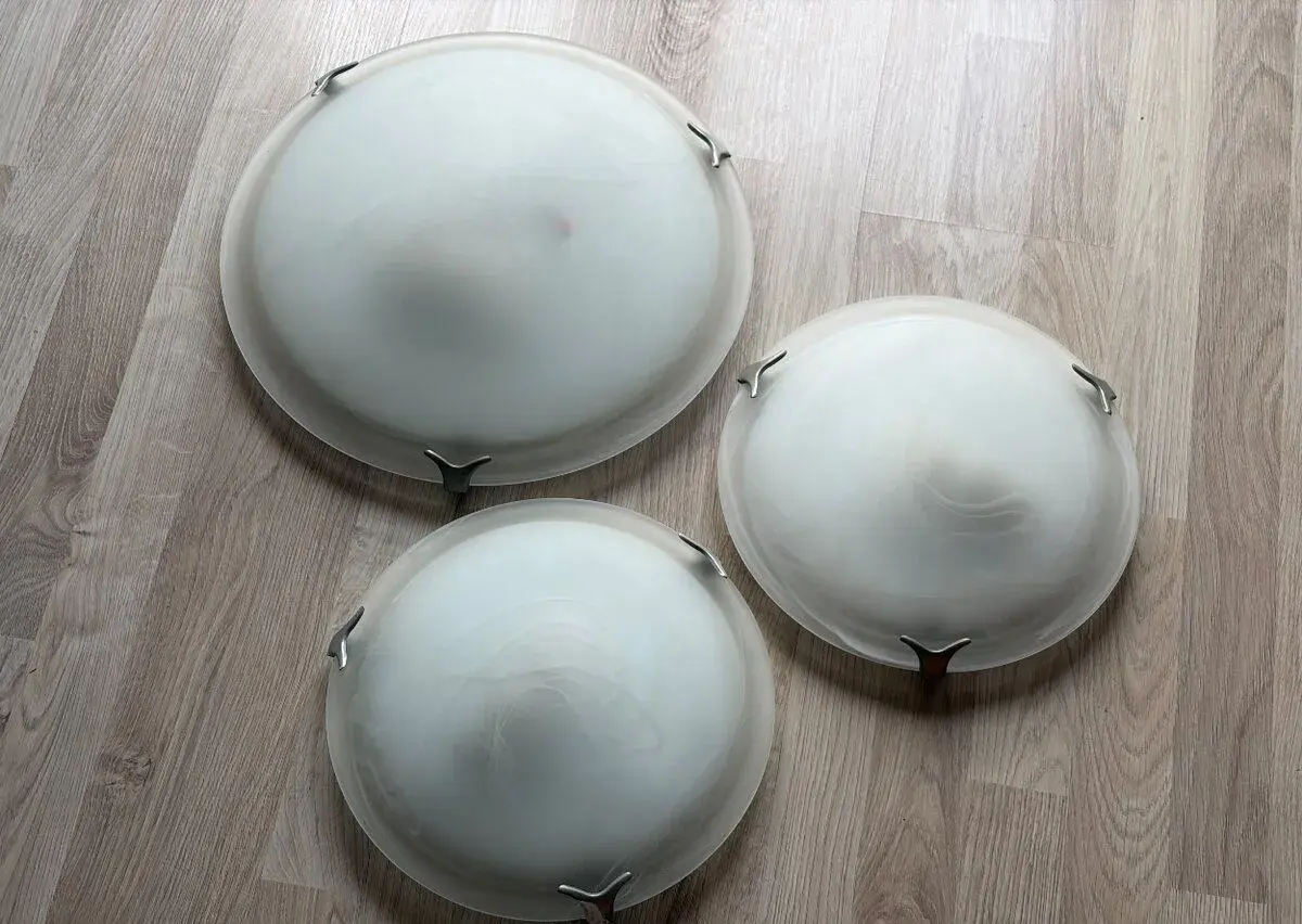 3× stropní světlo TopLight + 4× LED žárovka – jako nová