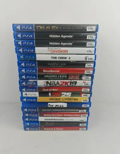 Originální hry na PS4 a PS5