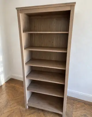 Knihovna IKEA Hemnes - šedohnědá