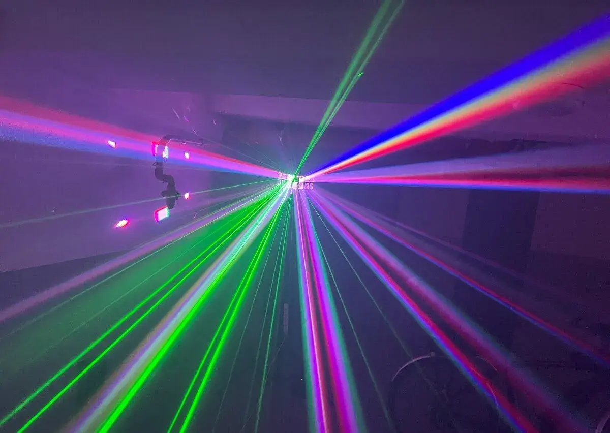 DJ LED Derby efekt - DMX
