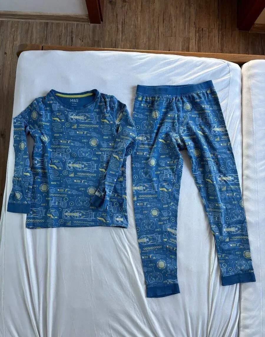Pyžama Marks and Spencer - sada 3 ks (vel. 10-11 let)