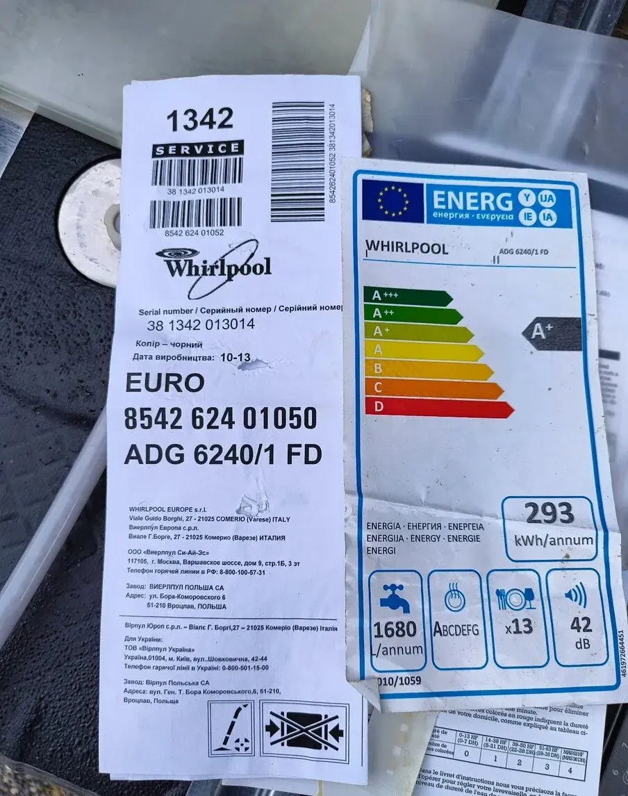 Whirlpool myčka AEG 6240/1 FD