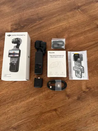DJI Osmo Pocket 4 – kompletní výbava, měsíc stará