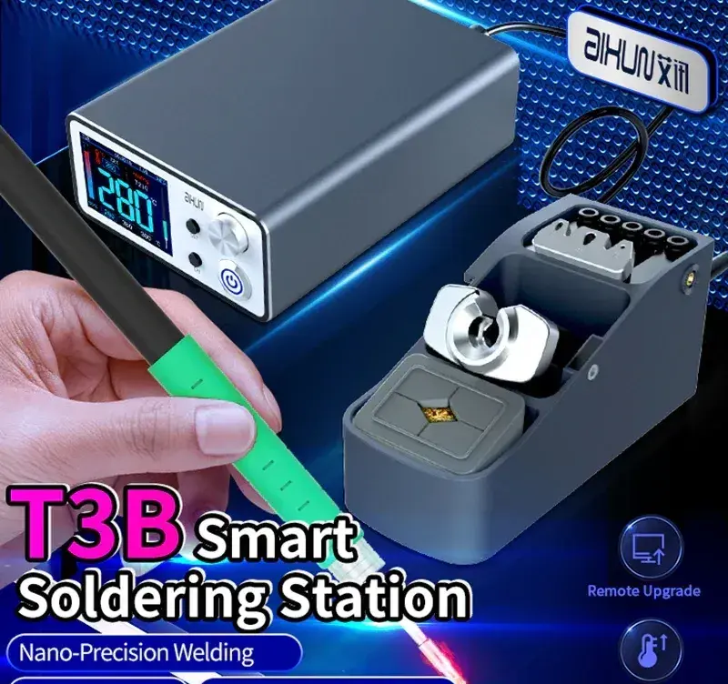 AIXUN T3B Pájecí stanice + všechny pera a hroty T115 & T210