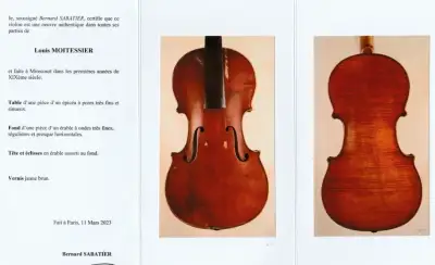 Starožitné Mistrovské Francouzské housle c. 1820
