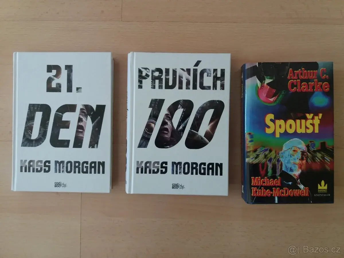 Knihy 3x Sci-fi - Clarke, Morgan