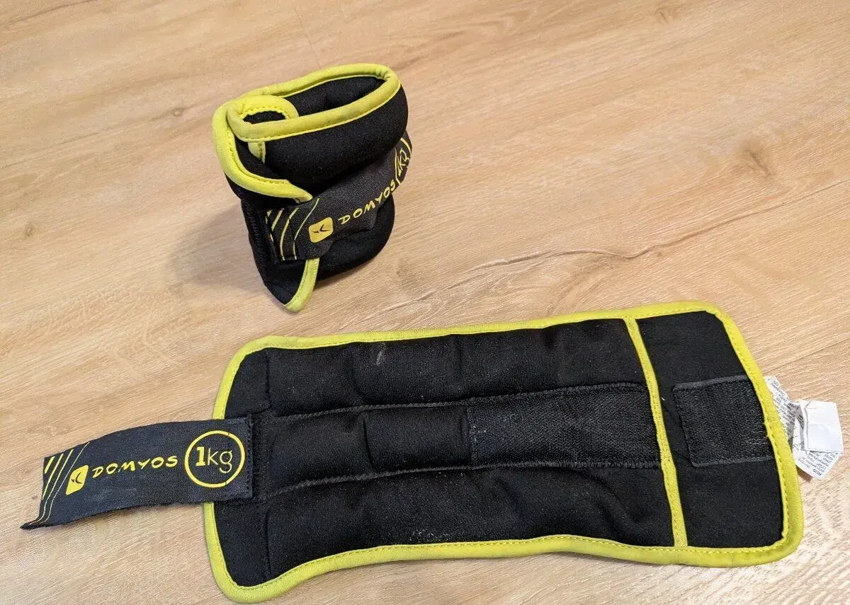 🏋️ Zátěžové manžety na zápěstí / kotníky (1 kg)