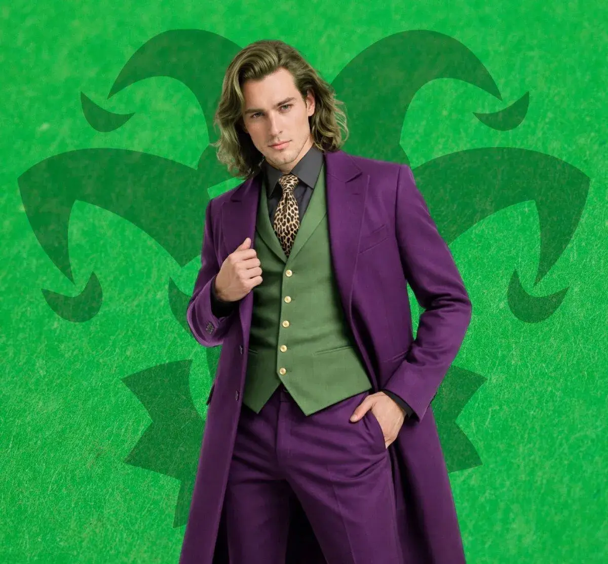 Kostým Jokera Joker pro cosplay , Halloween