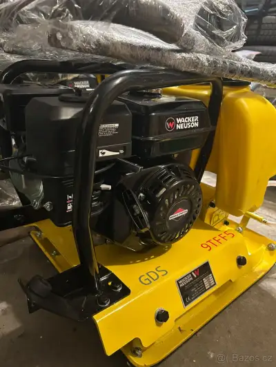 SET - Vibrační deska 111kg 18kN + Elektrocentrála 7,1kW 400V