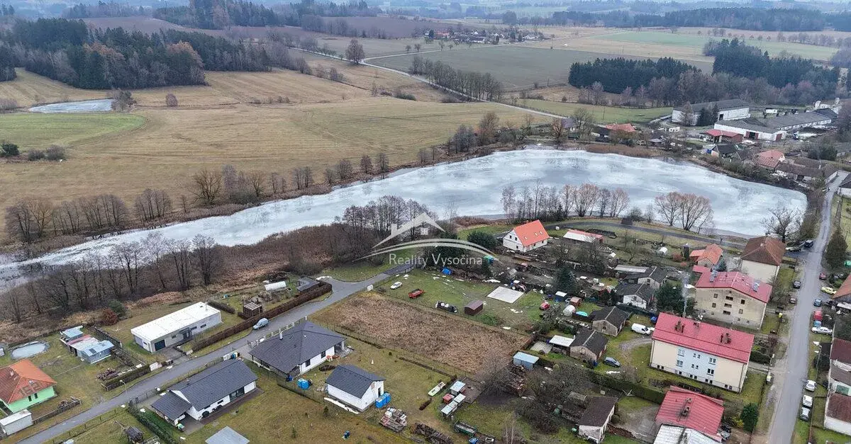 Rybník o výměře 5 ha Častrov u Žirovnice