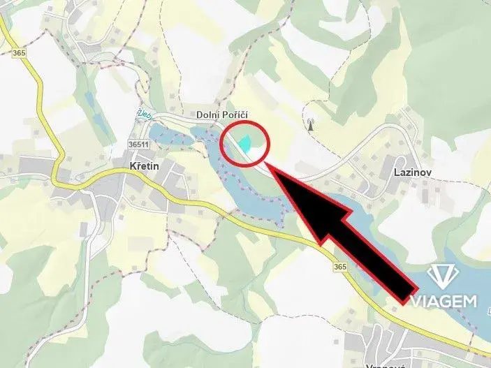 Zahrada 4 232 m², Podíl 49 % o výměře 2 069 m²