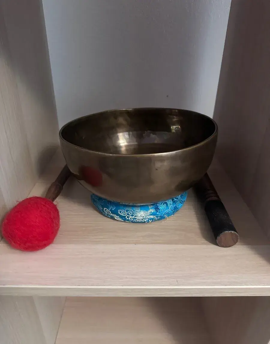Tibetská mísa - sedm kovů - ručně vyklepávaná 21cm/1kg