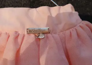 Růžová tylová sukně