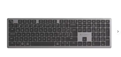 Eternico Wireless Keyboard KS2370 stříbrnočerná - CZ/SK