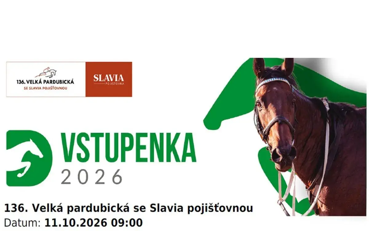 2 vstupenky na Velkou pardubickou
