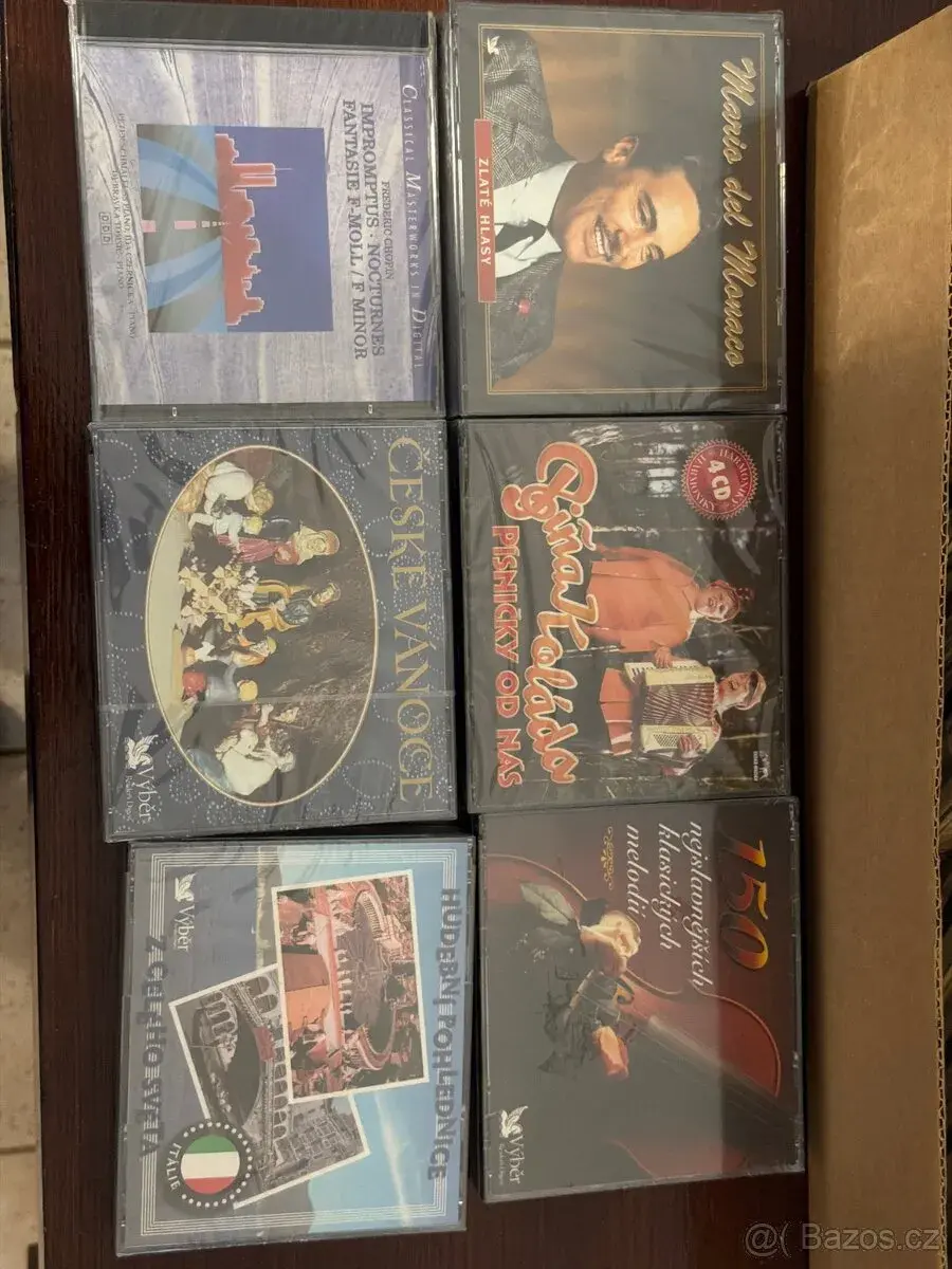 Nerozbalené CD Výběr Reader’s Digest – 5× 3CD + Chopin 1CD