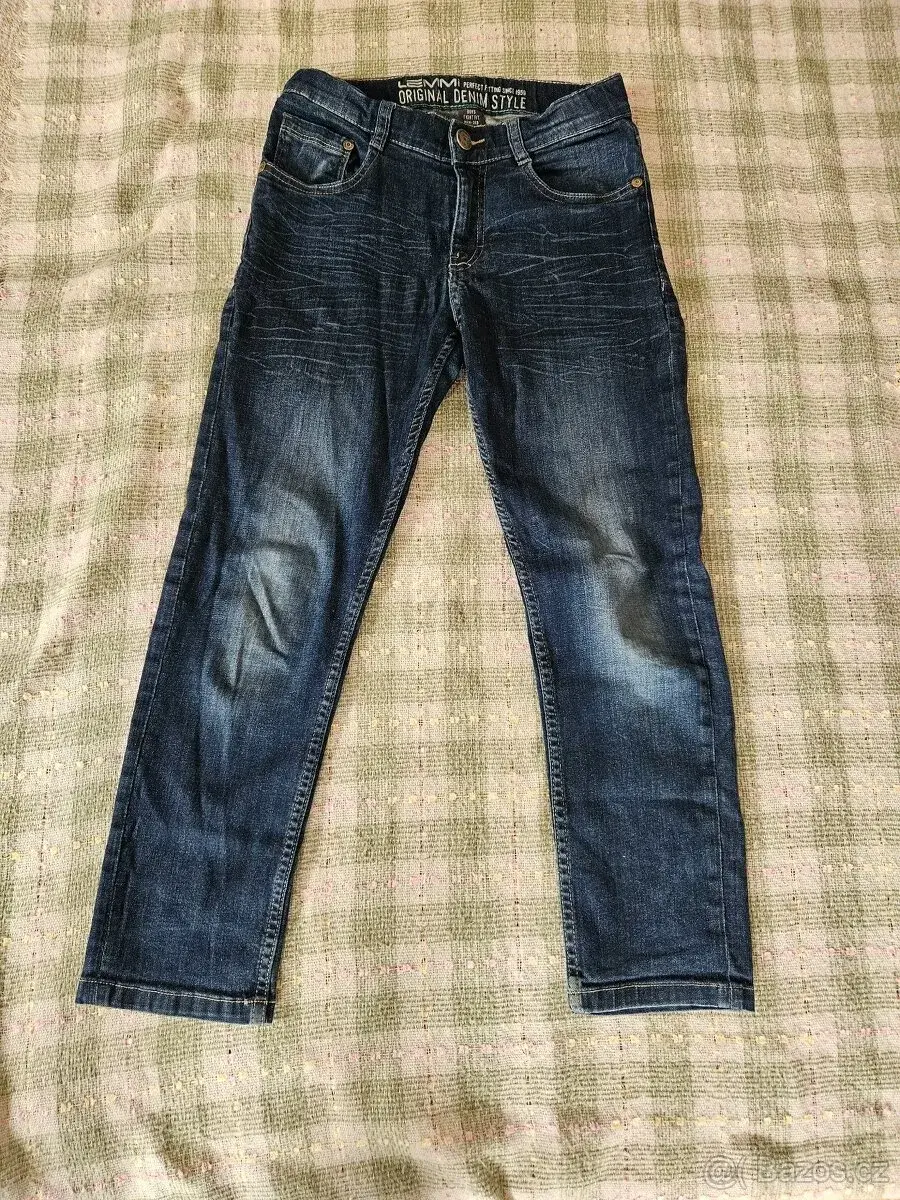Chlapecké džíny vel.134 - DENIM