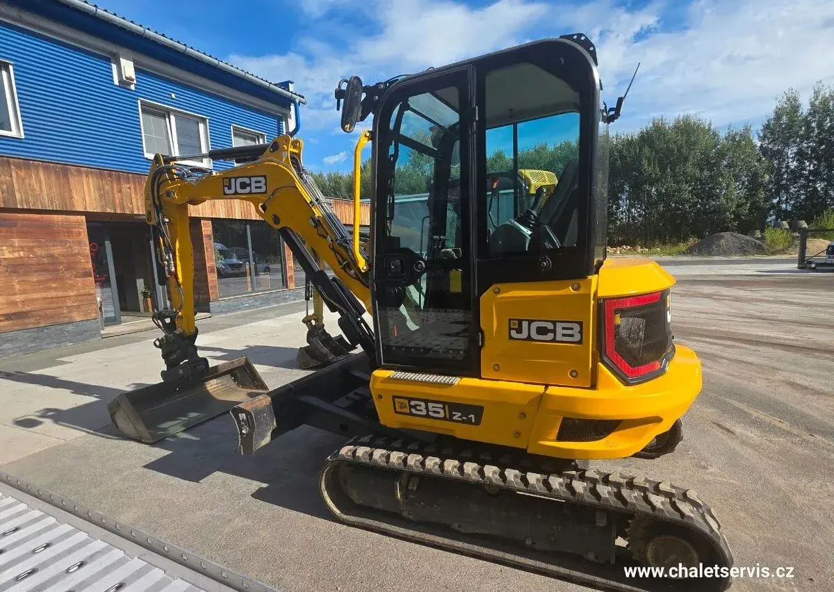 Minibagr JCB 35Z-1, r.v. 2023, 1519 mth, POWERTILT+3 lžíce