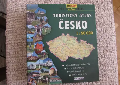 Turistický atlas Česko - 625 map v měřítku 1:50