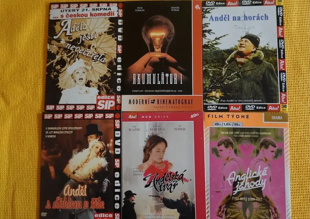Na výběr z 800 DVD české i zahraniční filmy, pohádky NOVÉ 6