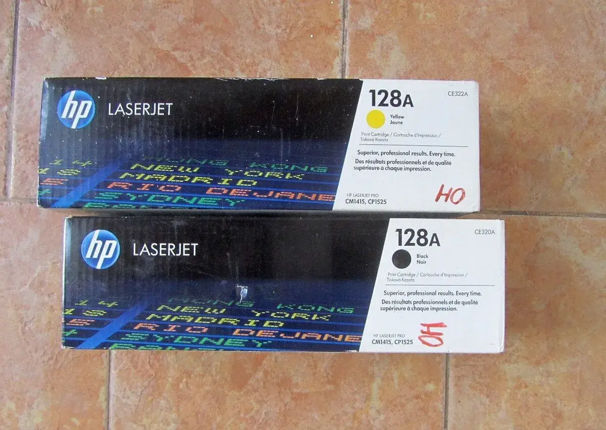 Tonery HP LASERJET 128A Black, Yellow a další